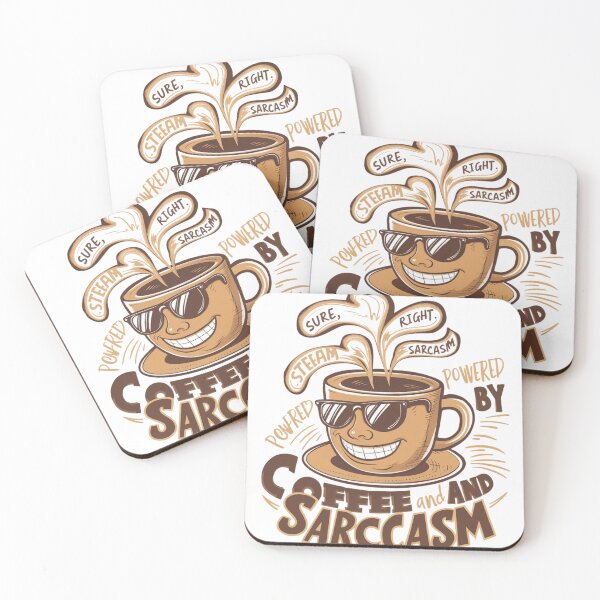 Item preview, Sassy Coffee: Powered by Coffee and Sarcasm designed and sold by AmziLife.