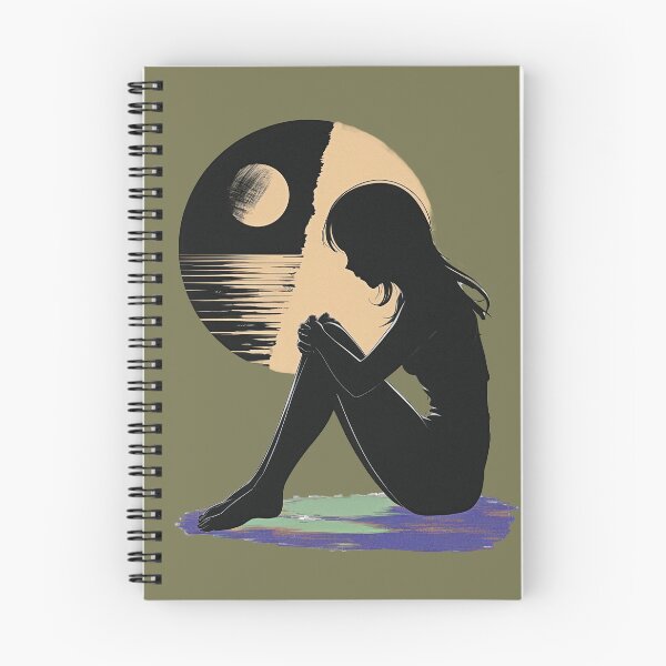 Item preview, Contemplative Moon Reflection designed and sold by Artdesign-113.