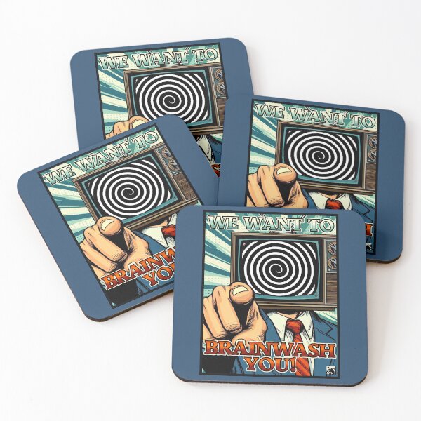 Item preview, We Want To Brainwash You! designed and sold by cloudland.