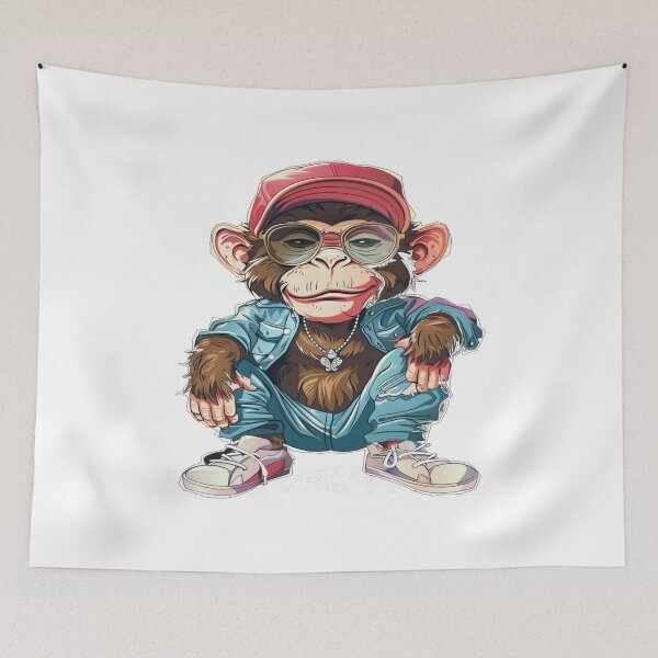 Item preview, Cute monkey  designed and sold by ArtFusionVibe.