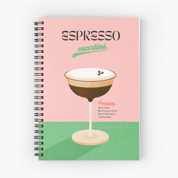 Item preview, Retro Espresso Martini - Italian Cocktail pink green designed and sold by Dominiquevari.