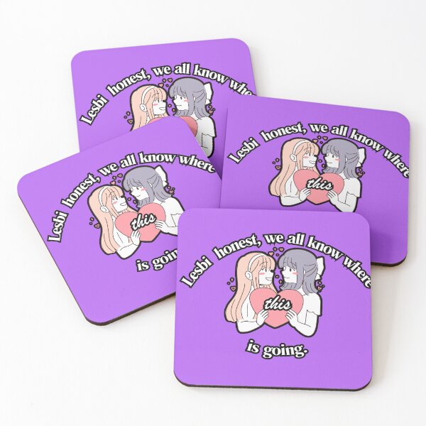 Item preview, Lesbian Support - Lesbi honest, LGBT Support designed and sold by SuchWowDesign.