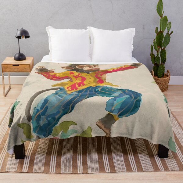 Item preview, Dancing chinoiserie monkey #1 designed and sold by SophieClimaArt.