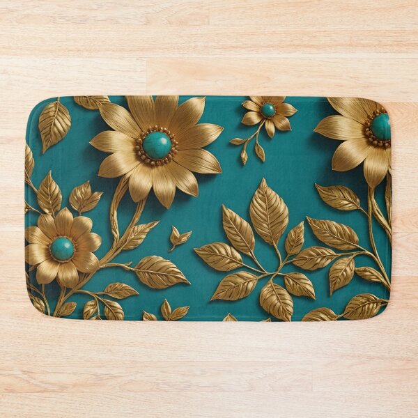 Item preview, Embroidery in Gold and Turquoise designed and sold by SoniaSarkali.
