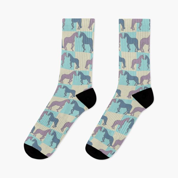Item preview, Colourful Horse check  designed and sold by Tatiana Ribeiro.
