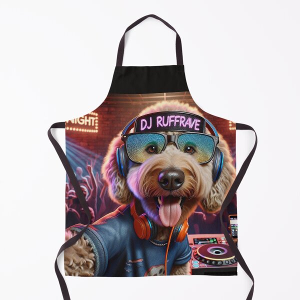 Item preview, Labradoodle Celebrity DJ Spinning while Taking a Selfie designed and sold by TheDogOnIt.
