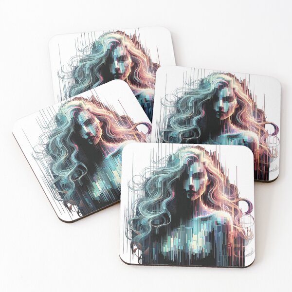 Item preview, pixel art style,digital woman design designed and sold by Creative88Art.