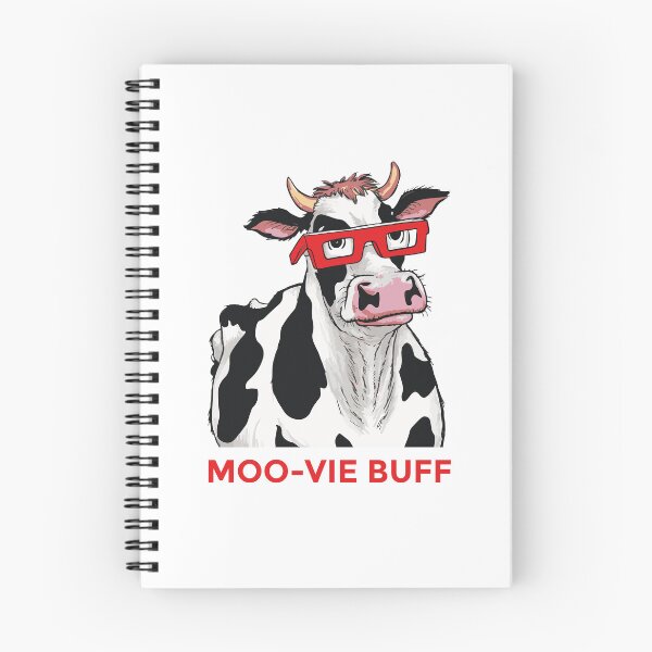 Item preview, Moo-vie Duff: Cow in 3D Glasses Funny Graphic designed and sold by MegaKicia.