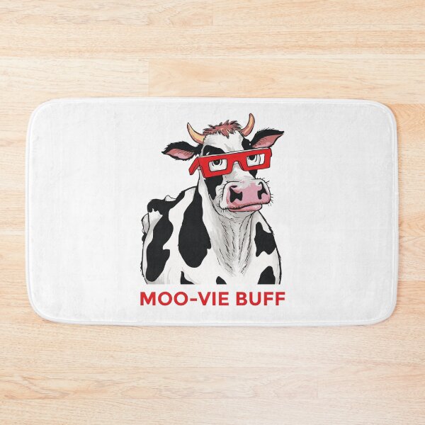 Item preview, Moo-vie Duff: Cow in 3D Glasses Funny Graphic designed and sold by MegaKicia.