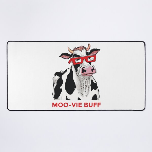 Item preview, Moo-vie Duff: Cow in 3D Glasses Funny Graphic designed and sold by MegaKicia.