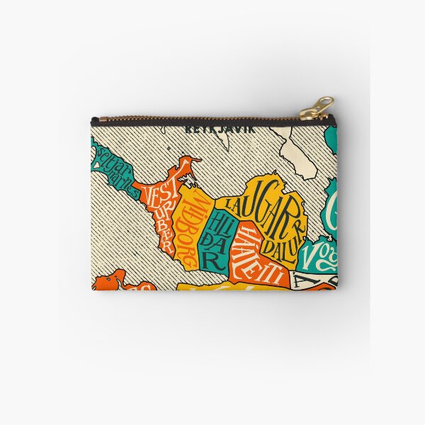 Item preview, Reykjavik Map by Loopyful Design designed and sold by Loopyful Design.