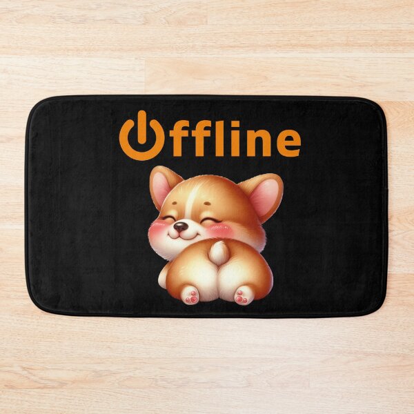 Item preview, Corgi Offline - lazy day Funny corgi-dog designed and sold by DegraDesign.