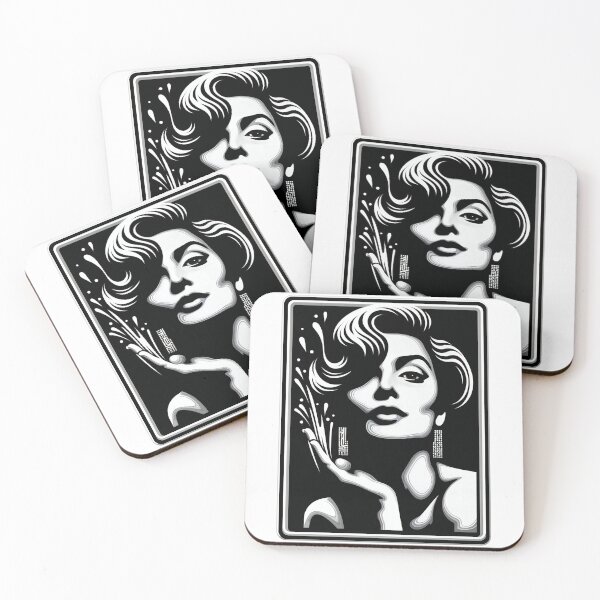 Item preview, black isolated female card designed and sold by Creative88Art.