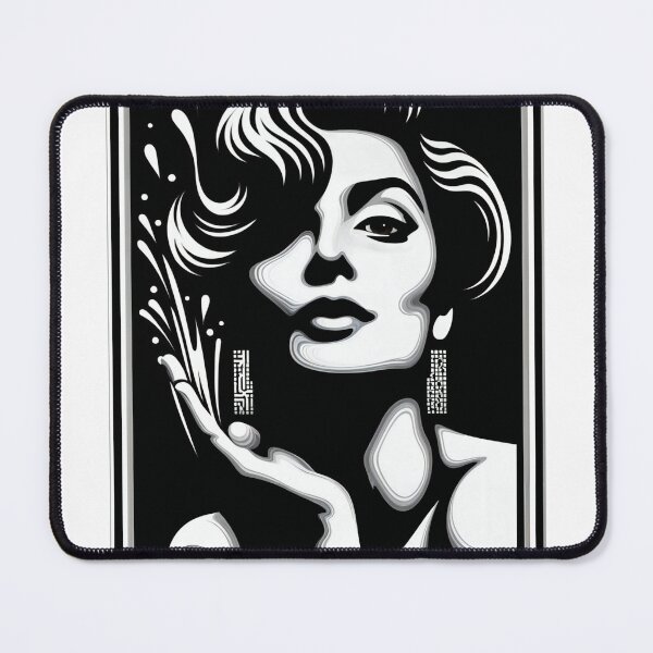 Item preview, black isolated female card designed and sold by Creative88Art.