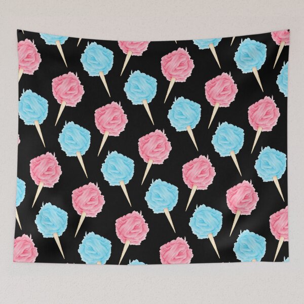 Item preview, Cotton Candy Pattern - Black designed and sold by Kelly  Gilleran.