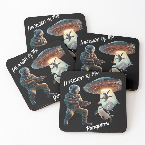 Item preview, Invasion of the Penguins! designed and sold by MysteryAlien.