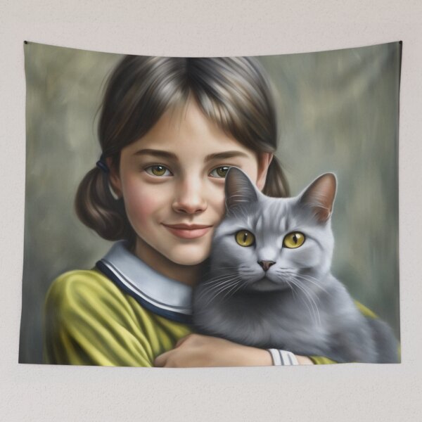 Item preview, Chartreux Cat & Human Companion #2 designed and sold by Annabelly321.