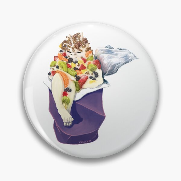 Item preview, Yogurt Yeti Haunted Food Monster designed and sold by kikoeart.