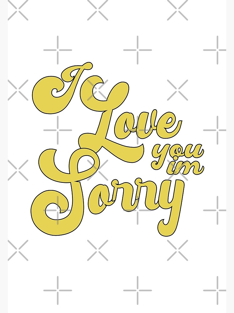 グレイシーエイブラムス - I Love You, I’m Sorry ポスター Gracie Abrams - I Love You, I'm Sorry