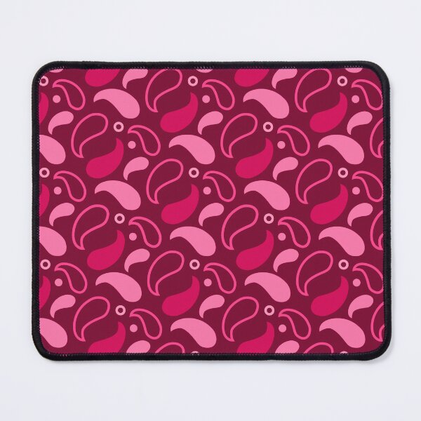 Item preview, Pink shades paisley seamless pattern print designed and sold by SpinklyCreations.