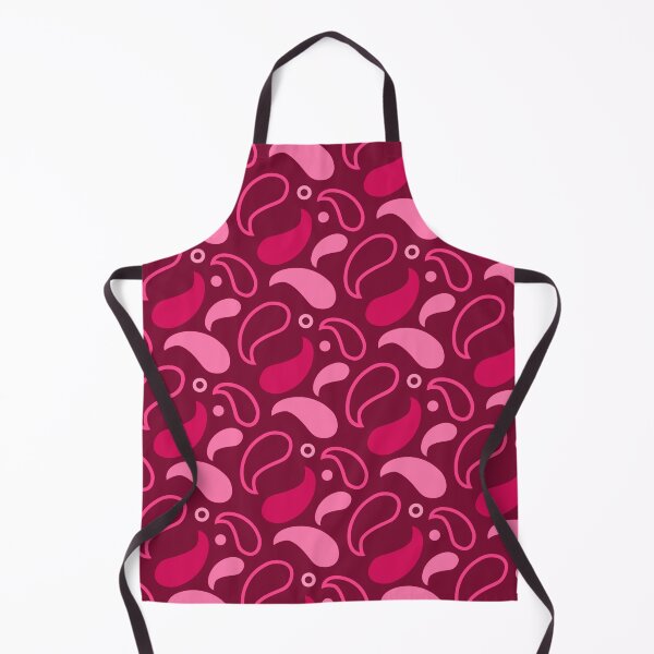 Item preview, Pink shades paisley seamless pattern print designed and sold by SpinklyCreations.