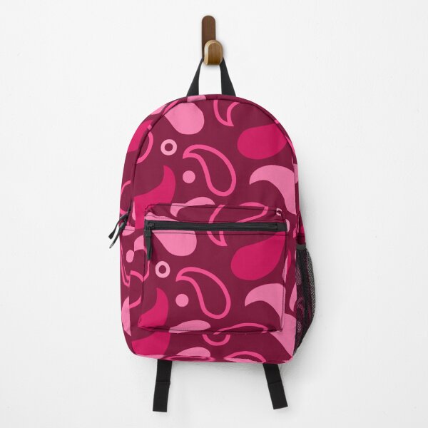 Item preview, Pink shades paisley seamless pattern print designed and sold by SpinklyCreations.
