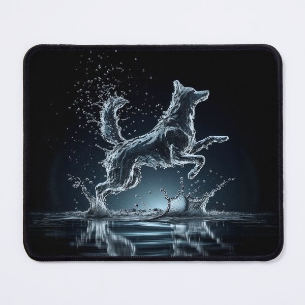 Item preview, Shepherd Making a Splash designed and sold by Blue Horse Photo Magic.
