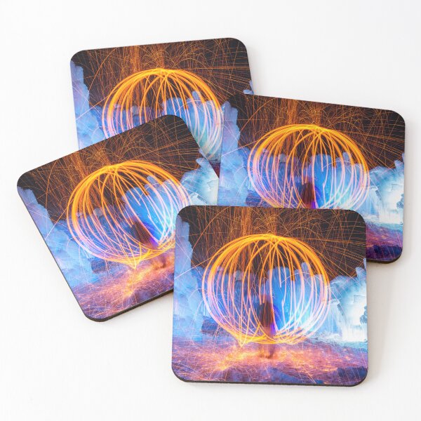 Item preview, Brilliant light painting at the ice formations designed and sold by Sam Scholes.