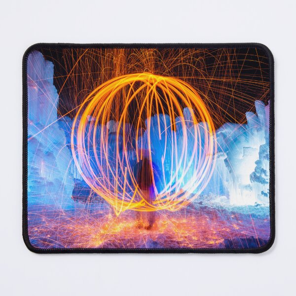 Item preview, Brilliant light painting at the ice formations designed and sold by Sam Scholes.