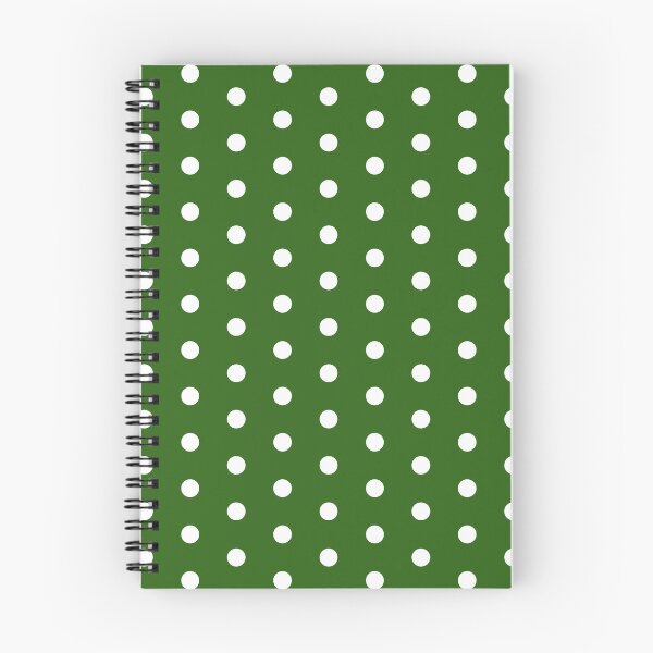 Item preview, White Green Polkadots designed and sold by BarelyDevi.