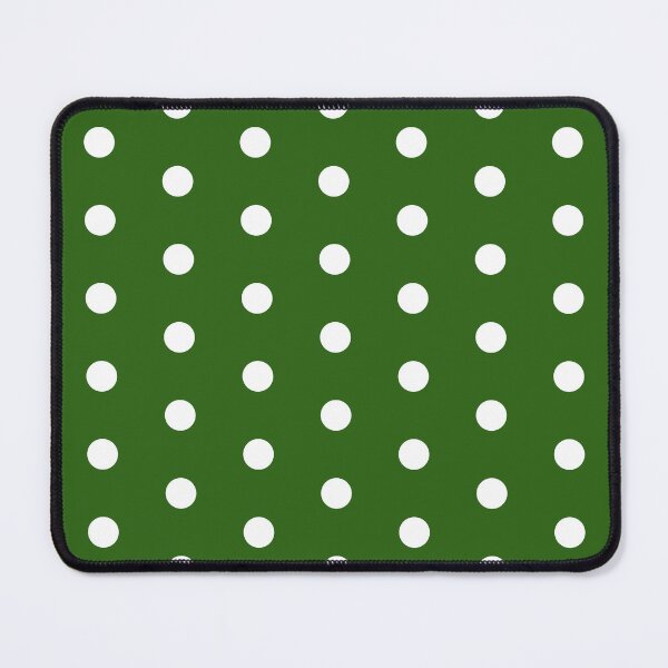 Item preview, White Green Polkadots designed and sold by BarelyDevi.
