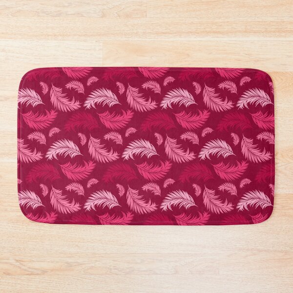 Item preview, Pink flower leafy floral wallpaper illustration design designed and sold by SpinklyCreations.