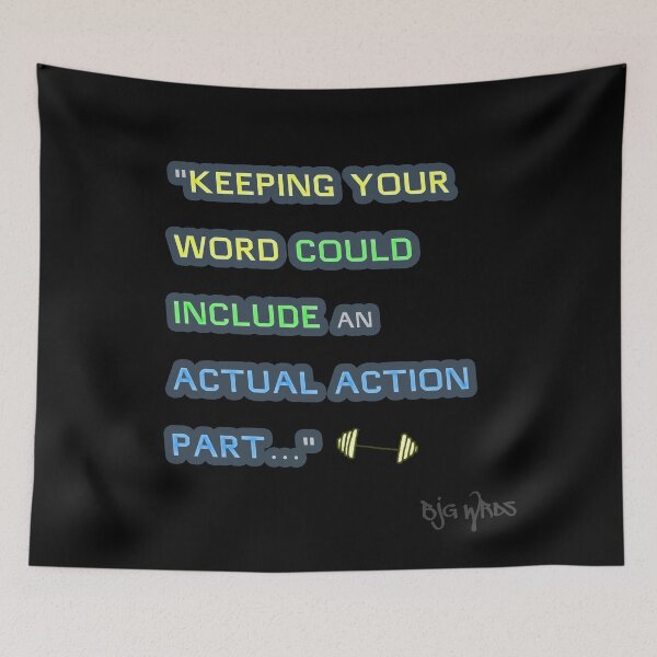 Item preview, "KEEPING..." Quote 07/12/2024 designed and sold by BJGWRDS.