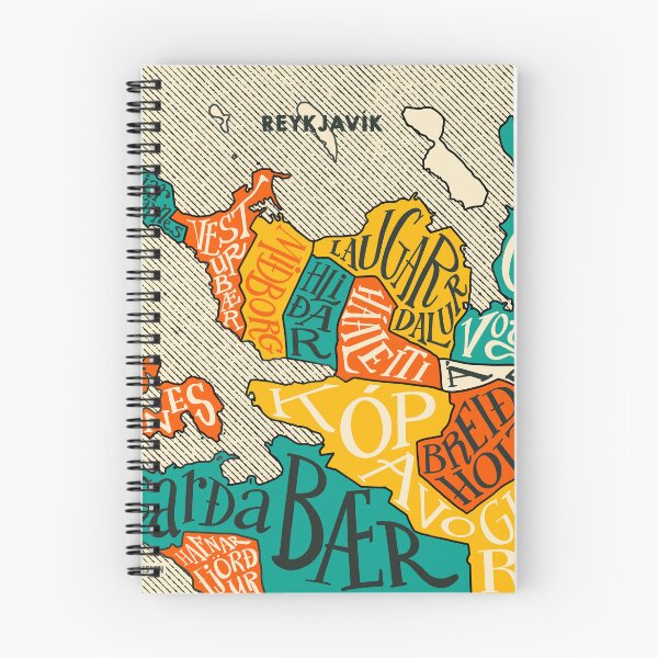 Item preview, Reykjavik Map by Loopyful Design designed and sold by Loopyful Design.