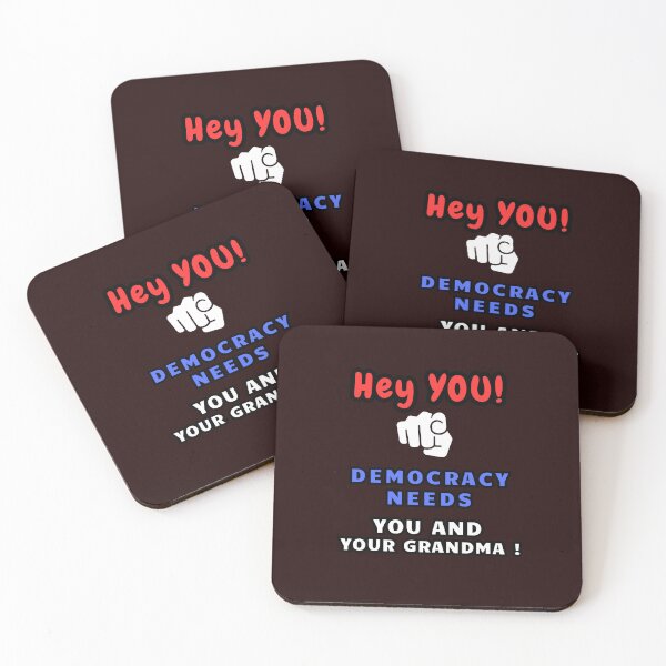 Item preview, Hey You! Democracy Needs You and Your Grandma! designed and sold by Beatka1.