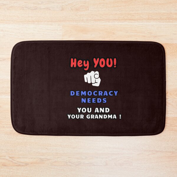 Item preview, Hey You! Democracy Needs You and Your Grandma! designed and sold by Beatka1.