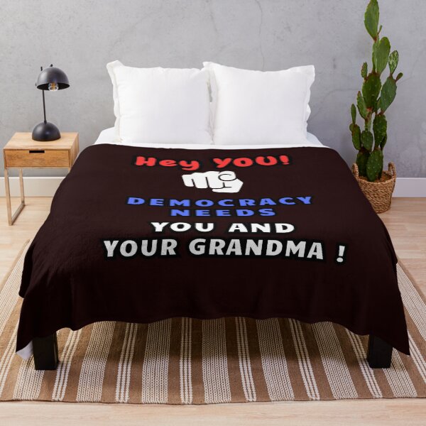 Item preview, Hey You! Democracy Needs You and Your Grandma! designed and sold by Beatka1.