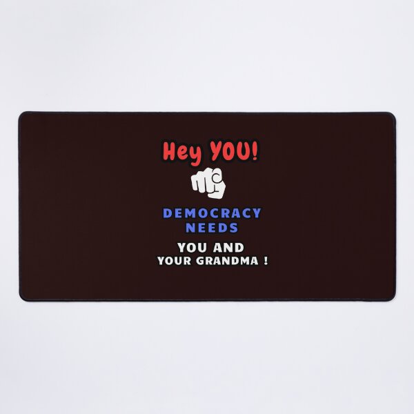 Item preview, Hey You! Democracy Needs You and Your Grandma! designed and sold by Beatka1.