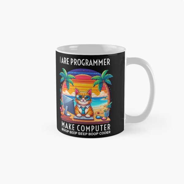 Item preview, I are programmer I make computer beep boop beep beep boop coder funny designed and sold by svarupa.