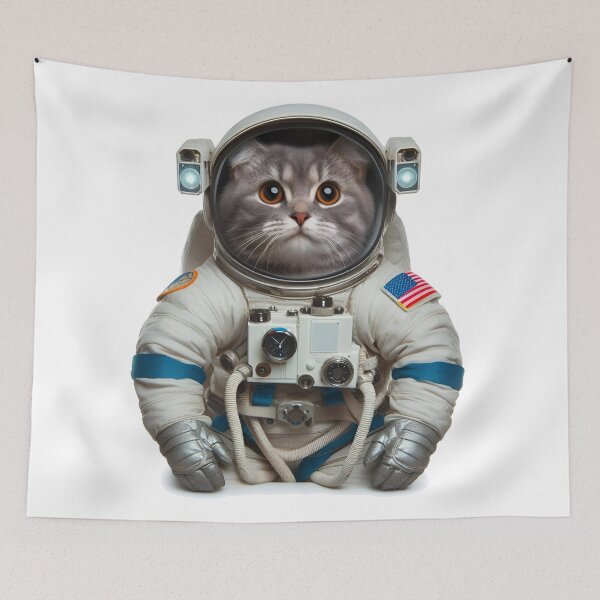 Item preview, Cosmic Cat: The Feline Astronaut's Adventure designed and sold by daruneenok.