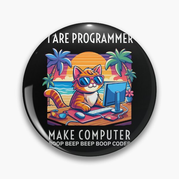Item preview, I are programmer I make computer beep boop beep beep boop coder funny designed and sold by svarupa.