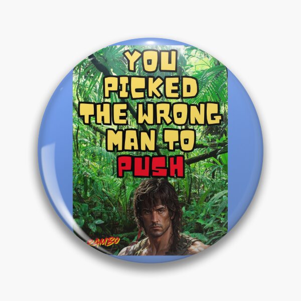 Item preview, Rambo First Blood Quotes Sylvester Stallone designed and sold by MountainAndSea.