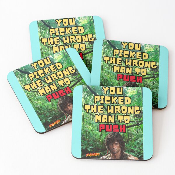 Item preview, Rambo First Blood Quotes Sylvester Stallone designed and sold by MountainAndSea.