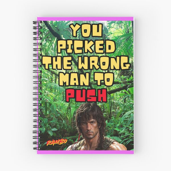 Item preview, Rambo First Blood Quotes Sylvester Stallone designed and sold by MountainAndSea.