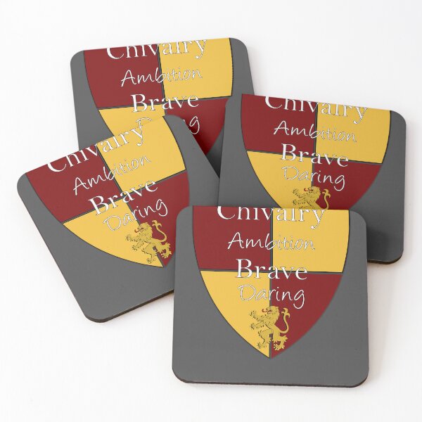 Item preview, Chivalry Ambition Brave Daring Shield designed and sold by Jeremy Lee.