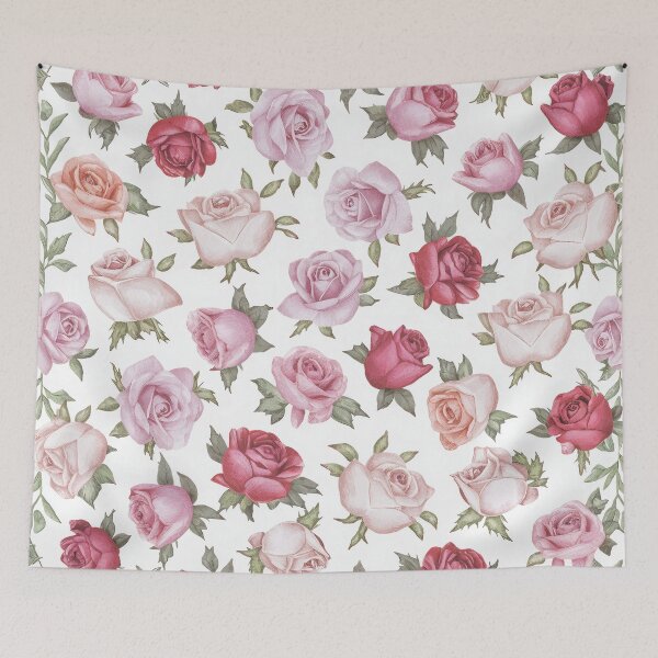 Item preview, Floral pattern. Colorful flowers. Roses designed and sold by MagelliShop.