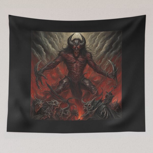Item preview, Satanic Legends in Metal Artistry designed and sold by MetalRockMusic.