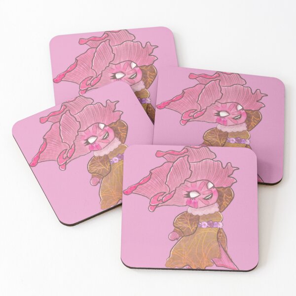 Item preview, Pink Oyster Mushroom Girl designed and sold by MoxiesCorner.