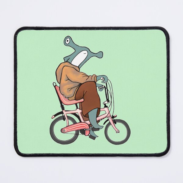 Item preview, Hammerhead Shark on a Banana Bike Retro Illustration designed and sold by kikoeart.