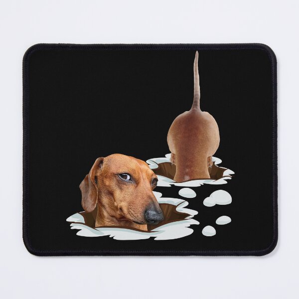 Item preview, Dachshund in snow, funny weiner in snow designed and sold by godleo.